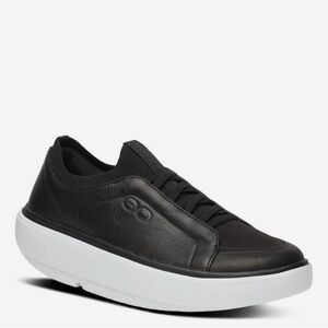 Men's Oofos OOmg+ Club Shoes Black/White Size 10 NWB Free Shipping 💎